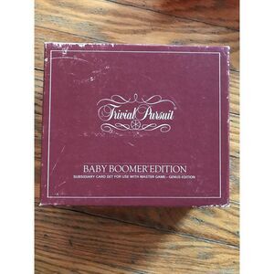 TRIVIAL‎ PURSUIT Baby Boomer Edition/Subsidiary Card Set/Master Game Family Fun